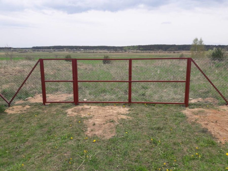 Забор из сетки рабицы 280м с воротами и калиткой фото6 в Переславле-Залесском