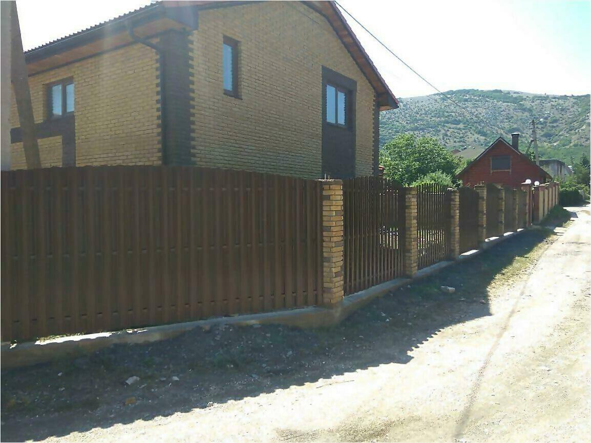 забор из штакетника 110м фото7 в Переславле-Залесском