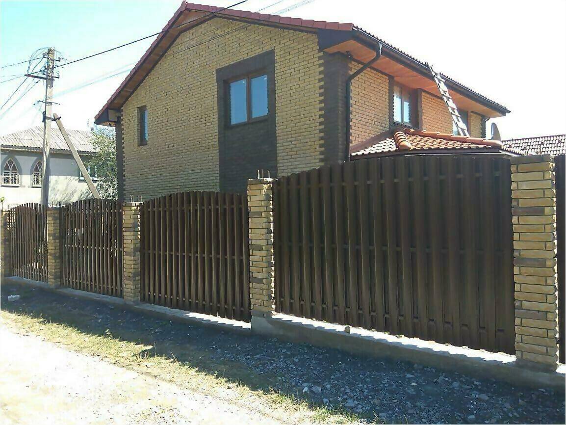 забор из штакетника 110м фото6 в Переславле-Залесском