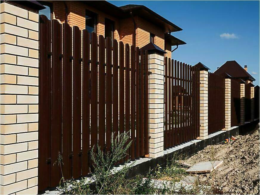 забор из штакетника 115м фото1 в Переславле-Залесском