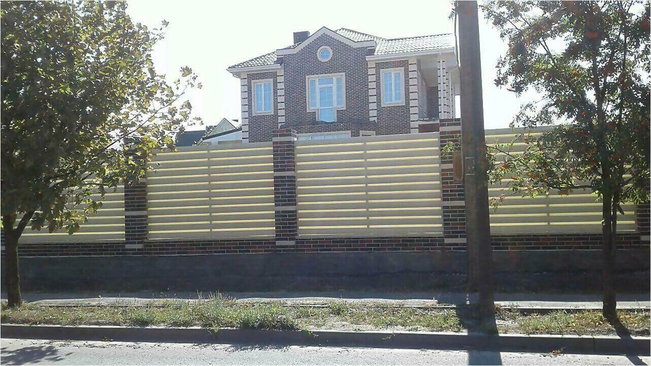 Забор из штакетника 115м фото2 в Переславле-Залесском