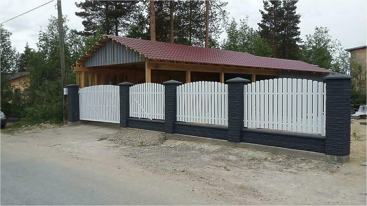 забор из штакетника 85м фото1 в Переславле-Залесском