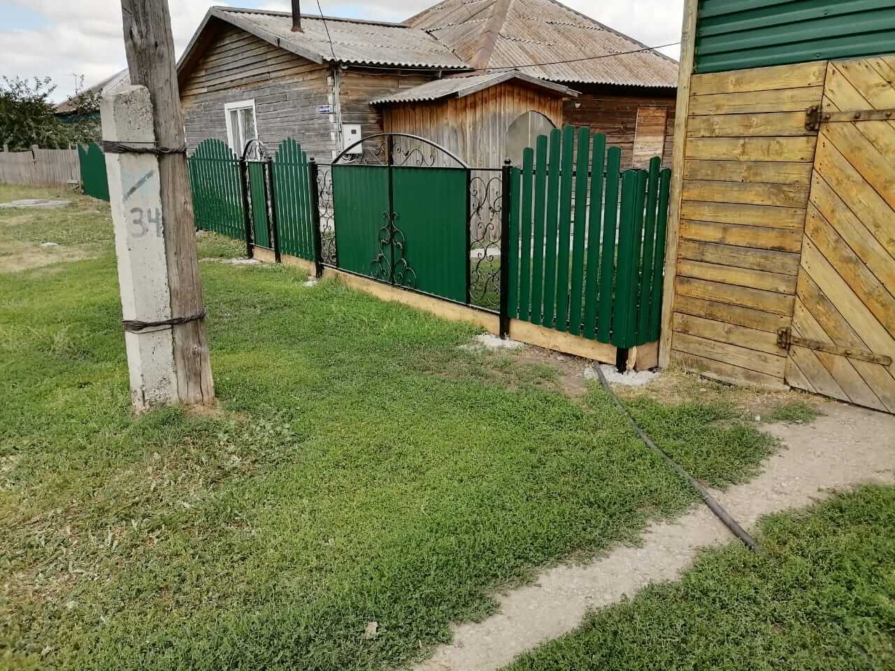 забор из штакетника Зеленый Мох фото2 в Переславле-Залесском