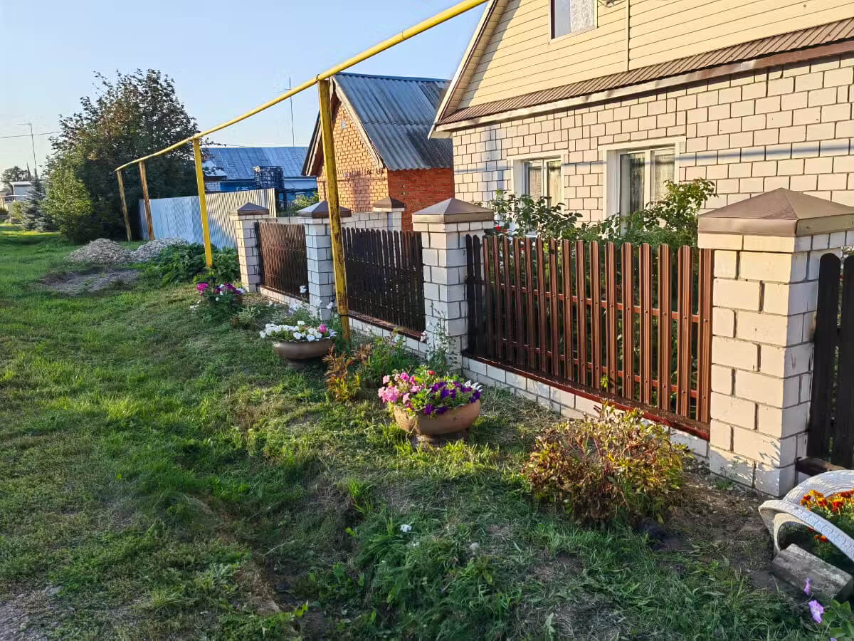 Забор из евроштакетника 10м RAL8017/8017 Шоколад двусторонний фото 2 в Переславле-Залесском